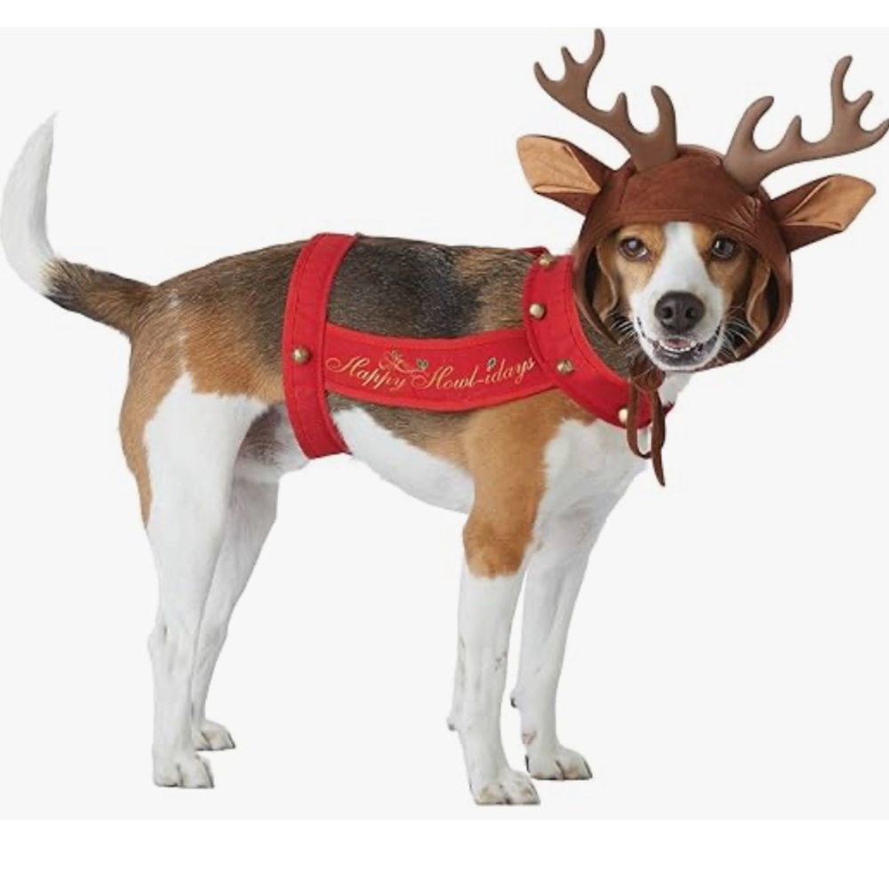 California Costumes Dog Reindeer Costume - M